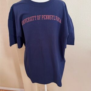 University of Pennsylvania t shirt men’s size xl cotton navy blue